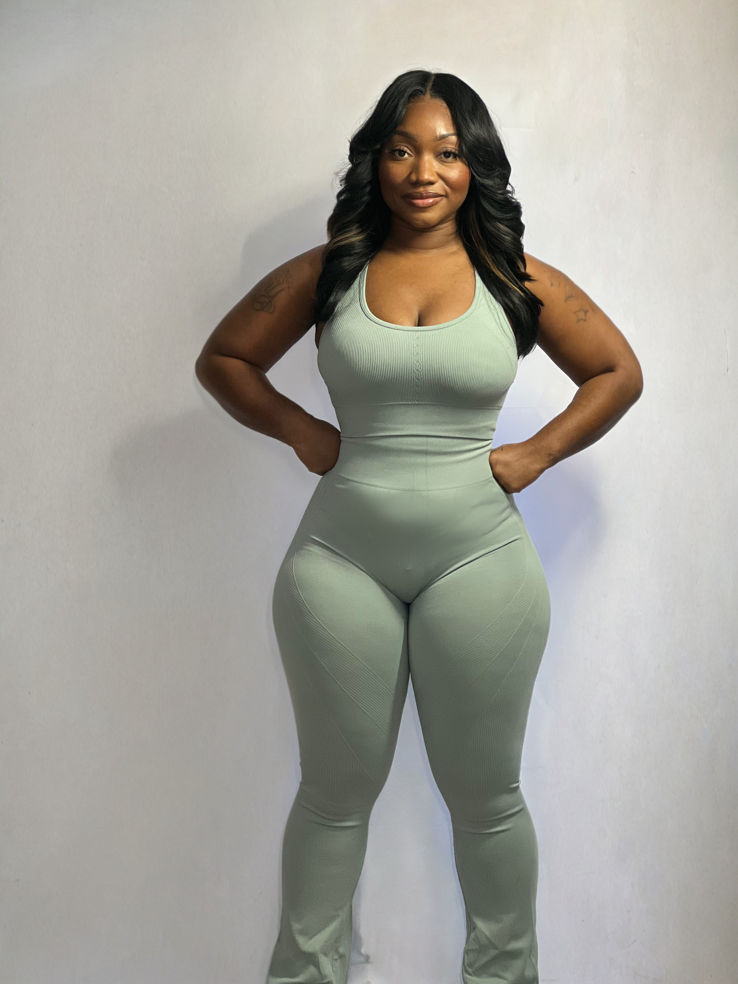 WAIST SNATCHER FLARE PANT SET