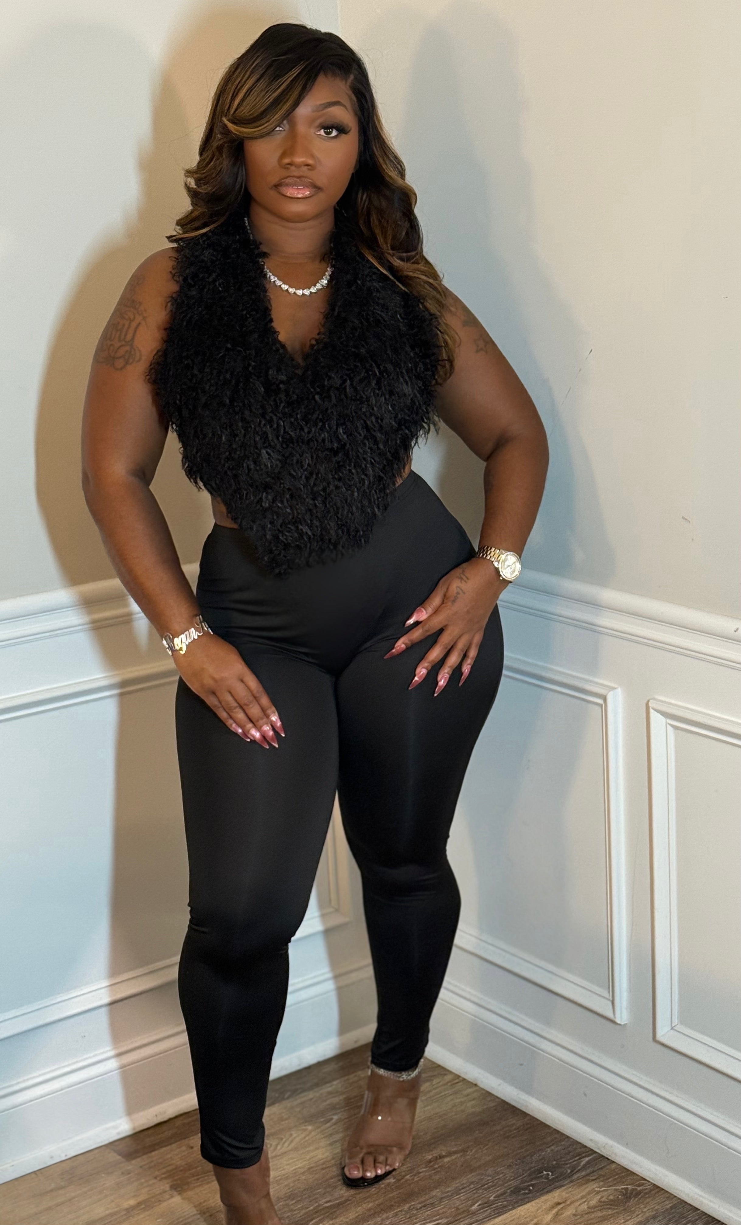 Date Night Faux Fur Set