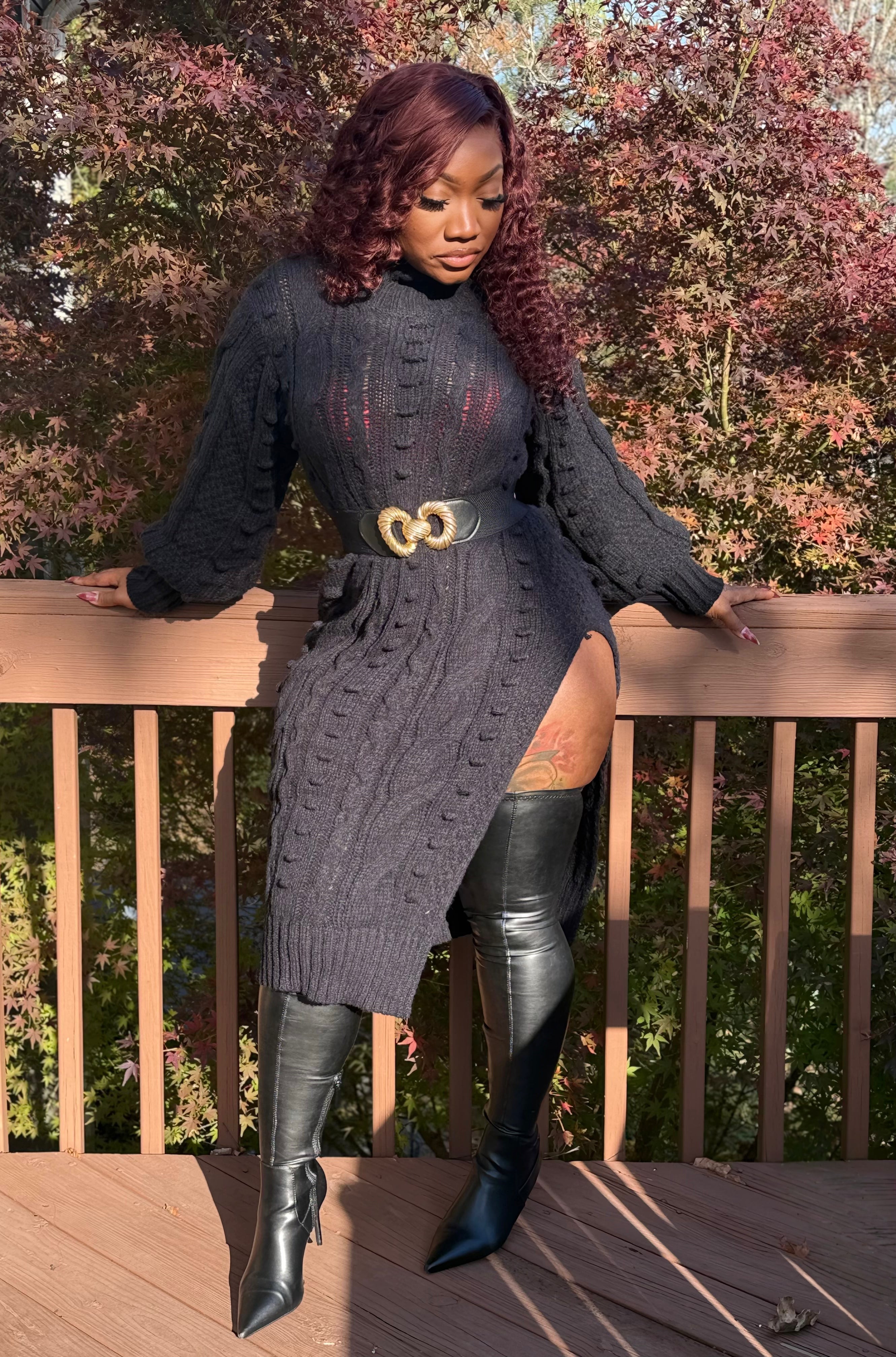 Finally Over It Sweater Dress