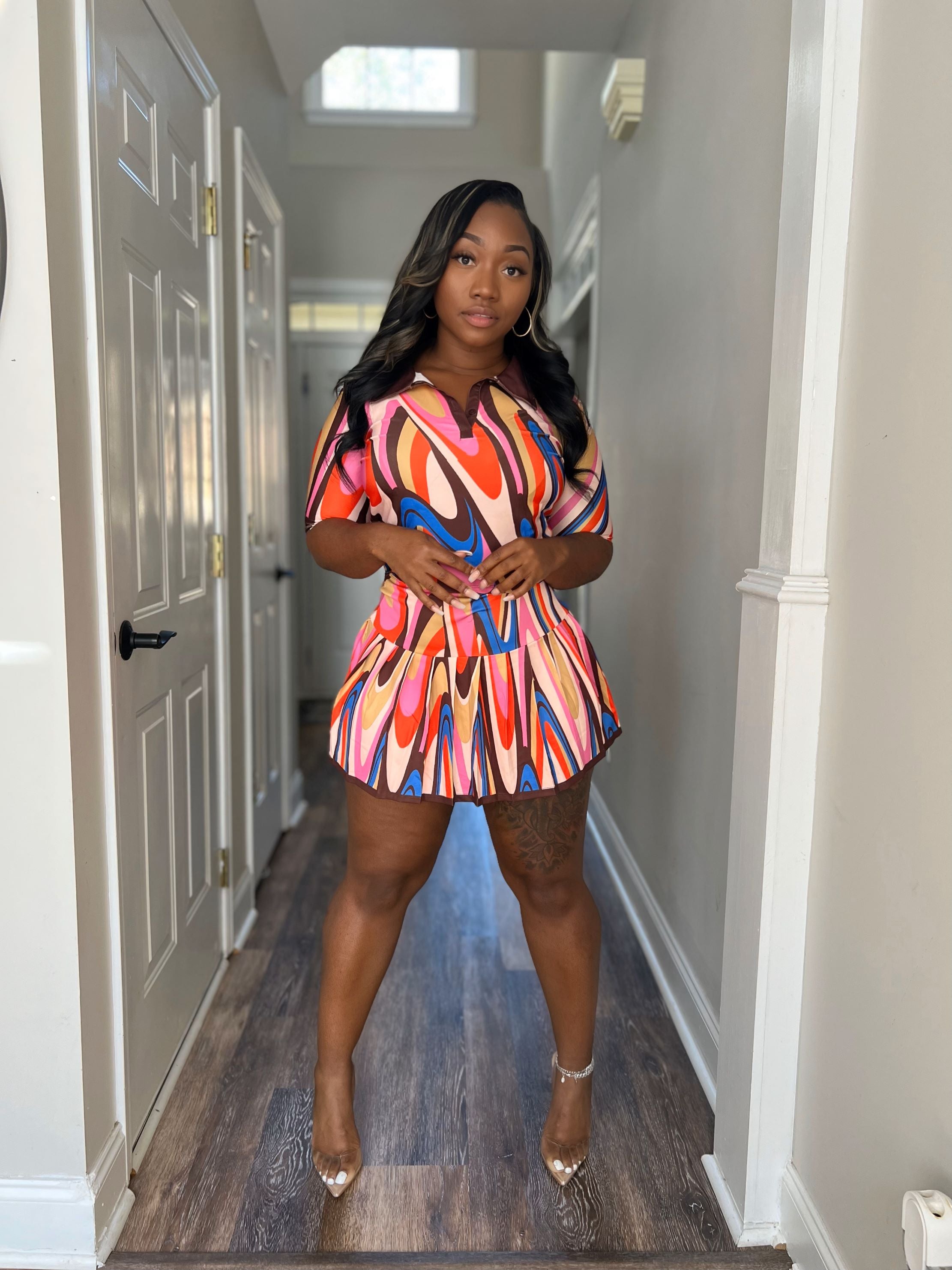 Kaleidoscope Skirt Set