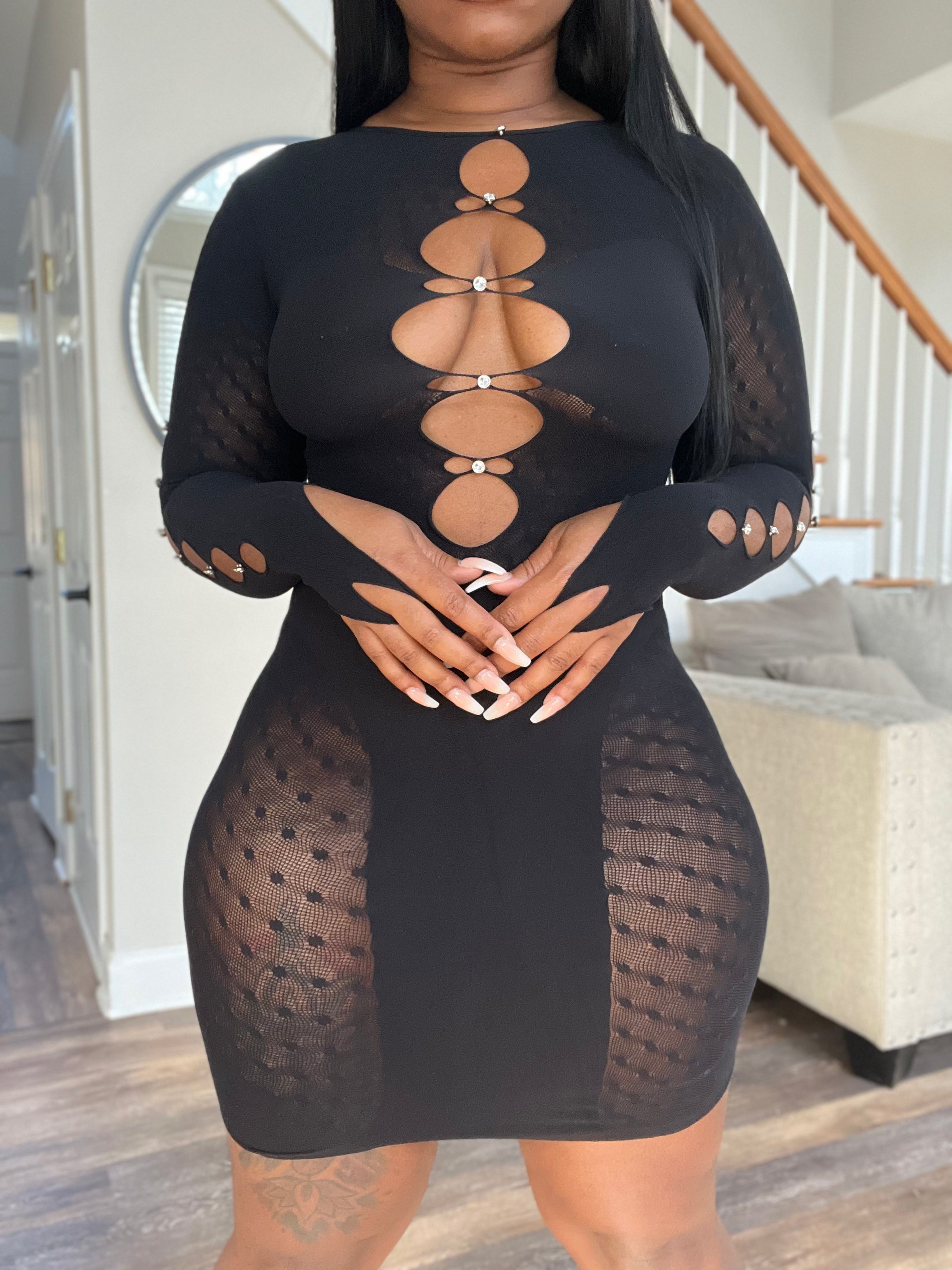 Show Off Black Dress