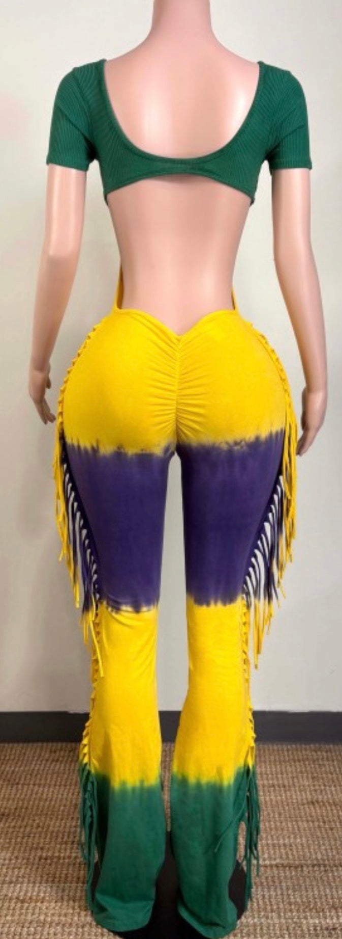 MARDI GRAS 2026 FRINGE JUMPSUIT