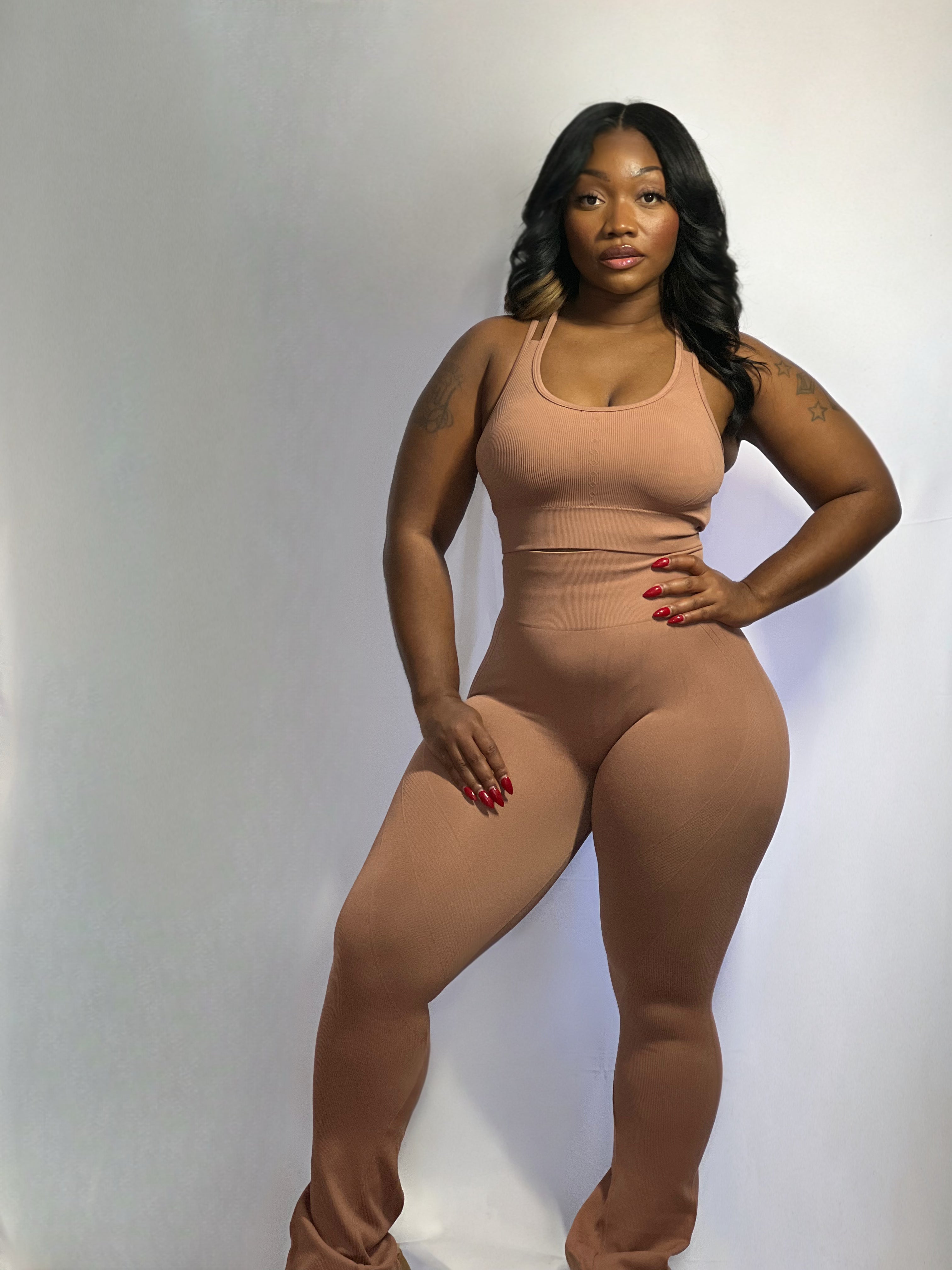 WAIST SNATCHER FLARE PANT SET
