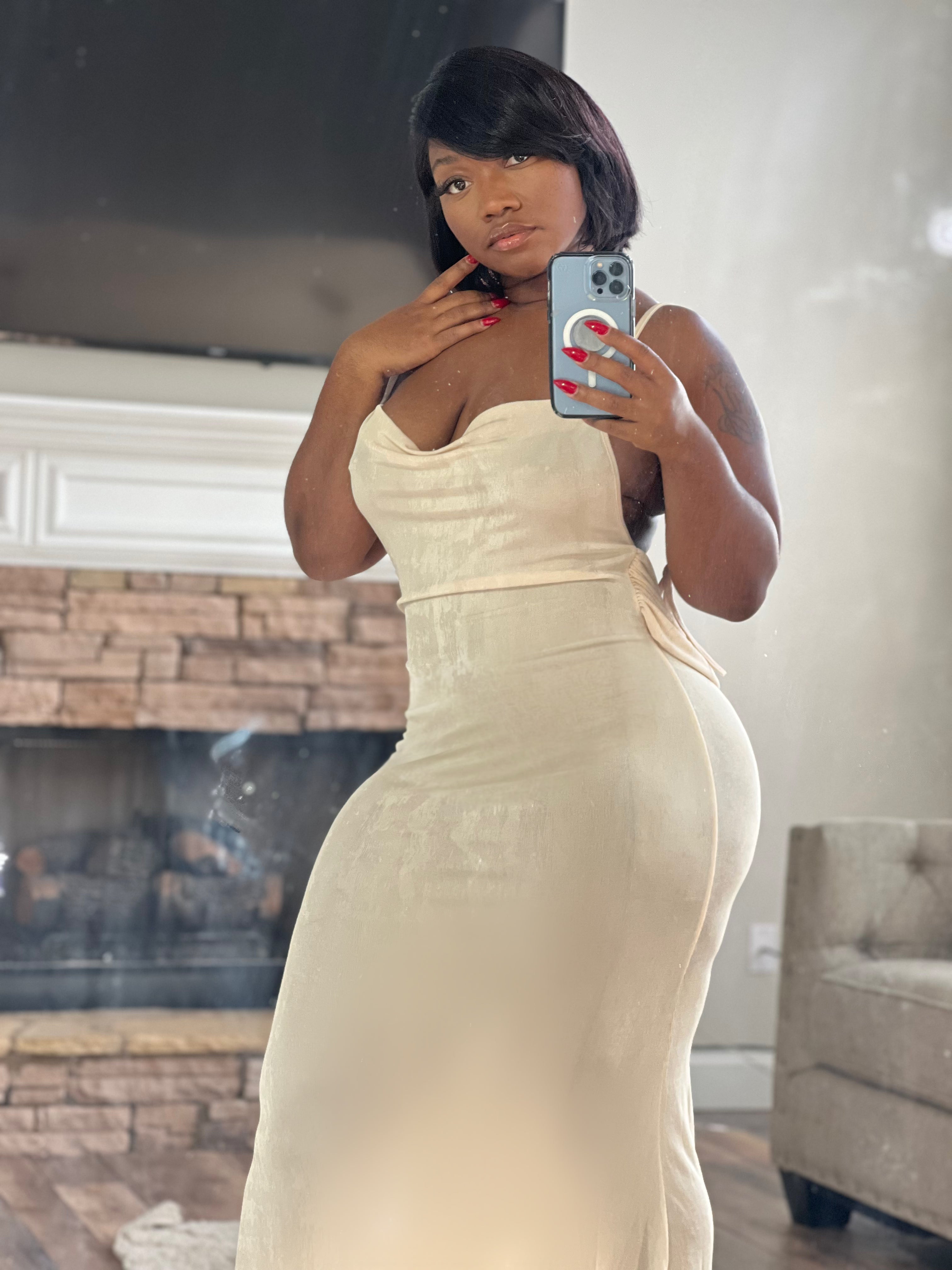 That's Bae Backless Draped Gown
